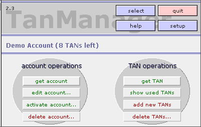 TanManager screenshot
